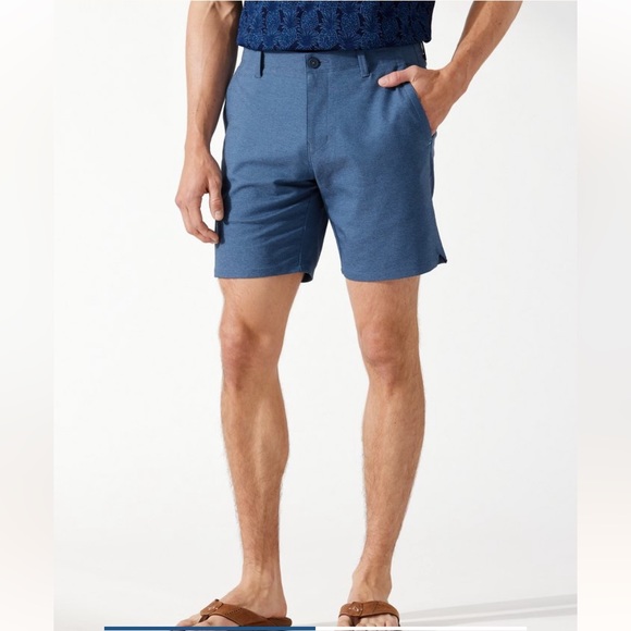 Tommy Bahama Men's 8-Inch Ohana Beach Pull On Shorts - Khaki Sands